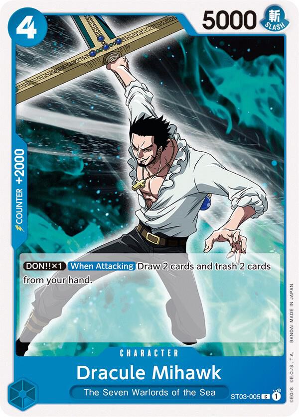 Dracule Mihawk - Starter Deck 3: The Seven Warlords of The Sea (ST-03)