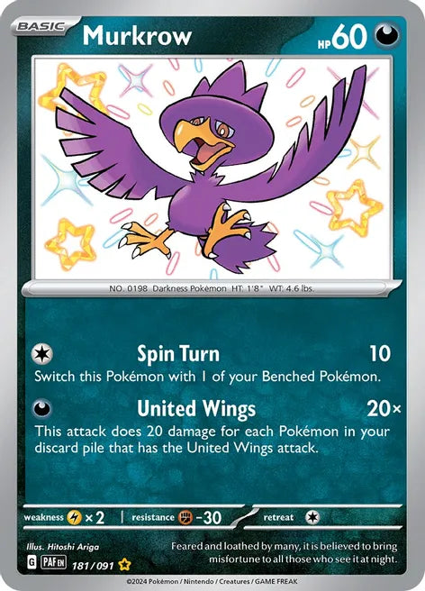 Murkrow - SV: Paldean Fates (PAF)