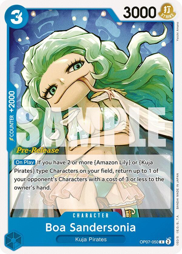 Boa Sandersonia - 500 Years in the Future Pre-Release Cards (OP07 PRE)