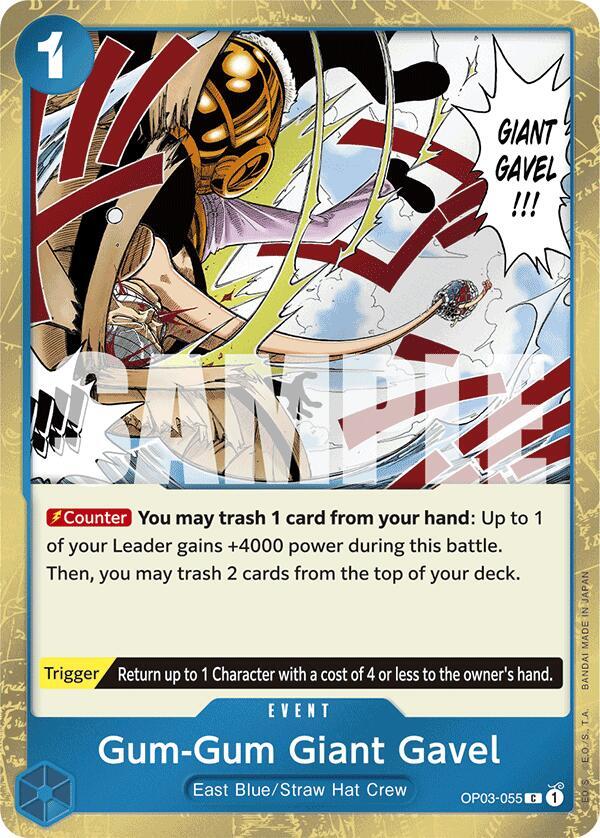 Gum-Gum Giant Gavel (Jolly Roger Foil) - Premium Booster -The Best- (PRB-01)