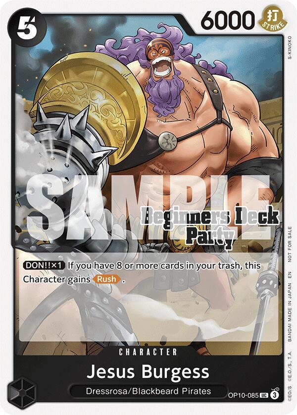 Jesus Burgess (Beginners Deck Party [ST-23] - [ST-28] Participation Pa