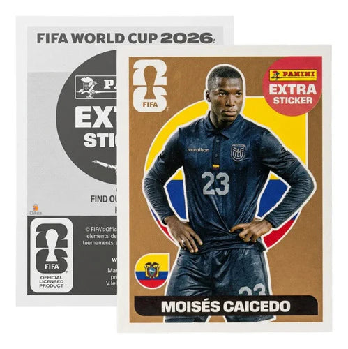 Extra Sticker - Moisés Caicedo (ECU) - FIFA World Cup 2026 - Panini