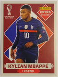 Cromo Panini Qatar 2022 - Kylian Mbappé (Legend - Extra Sticker Base)