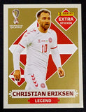 Cromo Panini Qatar 2022 - Christian Eriksen (Legend - Extra Sticker Gold)