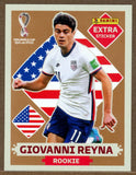 Cromo Panini Qatar 2022 - Giovanni Reyna (Rookie - Extra Sticker Bronze)